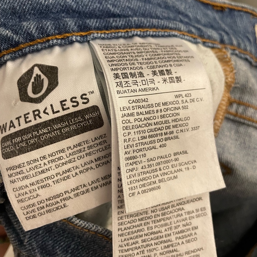 Levi’s 501s Skinny Jeans Medium Wash Sz27 Classic 90s Cut - Picture 8 of 10